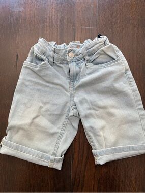 Vigoss Light Blue Kids Denim Shorts Adjustable waist size 7